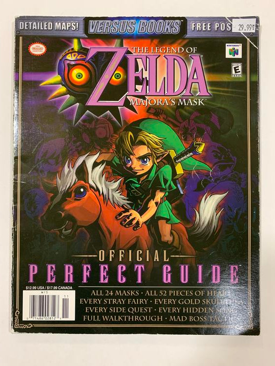 HINT BOOK THE LEGEND OF ZELDA MAJORAK'S MASK (usagé)