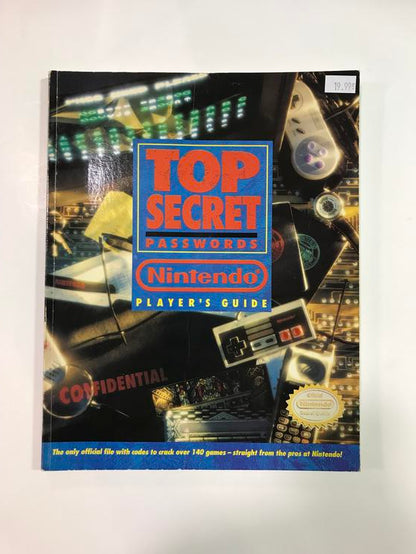 HINT BOOK TOP SECRET PASSWORD NINTENDO