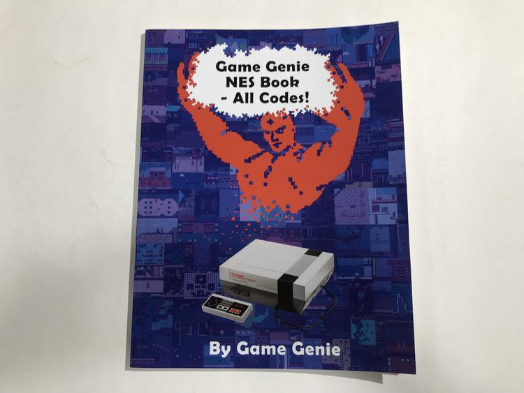 HINT BOOK GAME GENIE NES ALL CODES BOOK
