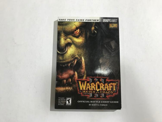 HINT BOOK WARCRAFT III REIGN OF CHAOS OFFICIAL BATTLE CHEST GUIDE