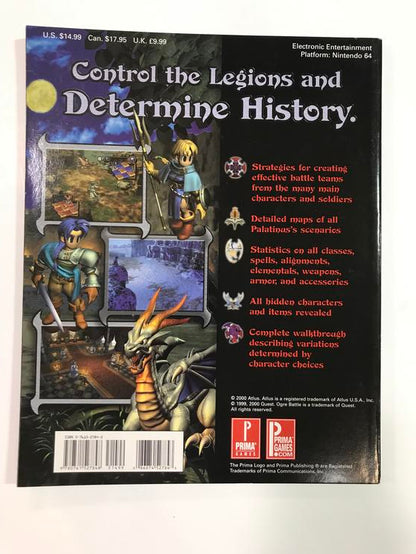 HINT BOOK OGRE BATTLE 64 (usagé)