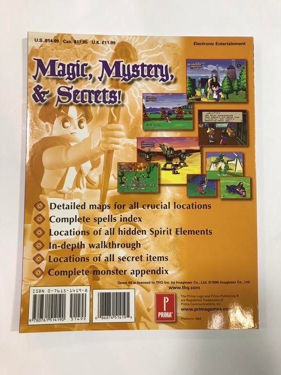 HINT BOOK QUEST 64