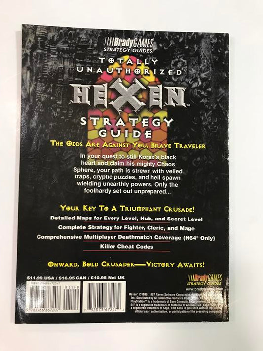 HINT BOOK HEXEN TOTALLY UNAUTHORIZED (usagé)