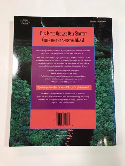HINT BOOK SECRET OF MANA