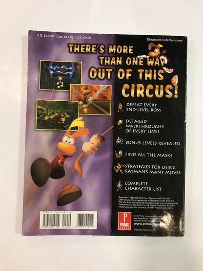 HINT BOOK RAYMAN 2 THE GREAT ESCAPE