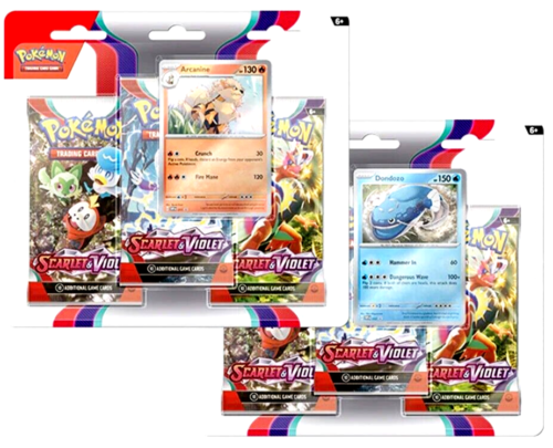 SCARLET & VILOET 3 PACK BLISTER (POKEMON) (usagé)