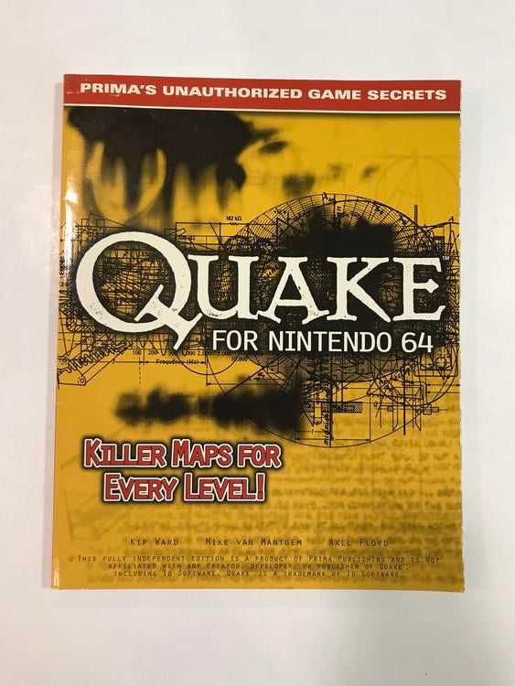 HINT BOOK QUAKE 64 GAME SECRETS