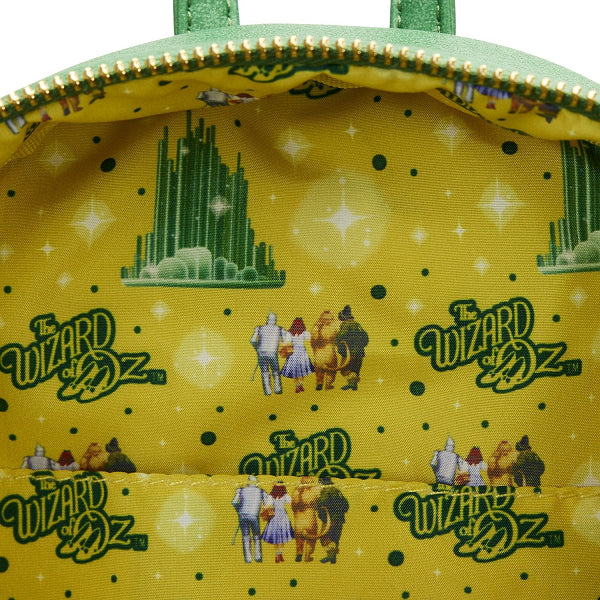 LOUNGEFLY WIZARD OF OZ EMERALD CITY BACKPACK