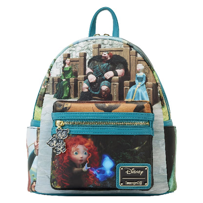 LOUNGEFLY DISNEY BRAVE MERIDA PRINCESS SCENE BACKPACK