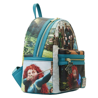 LOUNGEFLY DISNEY BRAVE MERIDA PRINCESS SCENE BACKPACK