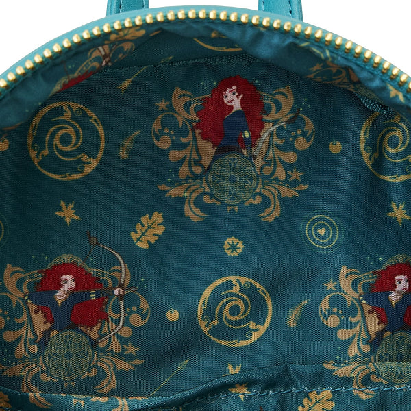 LOUNGEFLY DISNEY BRAVE MERIDA PRINCESS SCENE BACKPACK