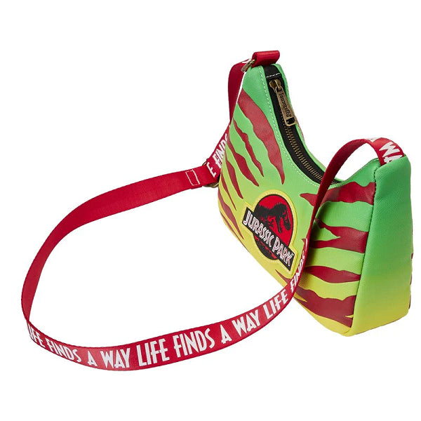 LOUNGEFLY JURASSIC PARK LIFE FINDS A WAY CROSSBODY BAG
