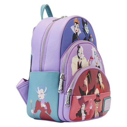 LOUNGEFLY DISNEY VILLAINS TRIPLE POCKET BACKPACK