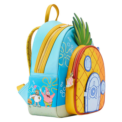 LOUNGEFLY NICKELODEON SPONGEBOB PINEAPPLE BACKPACK (usagé)