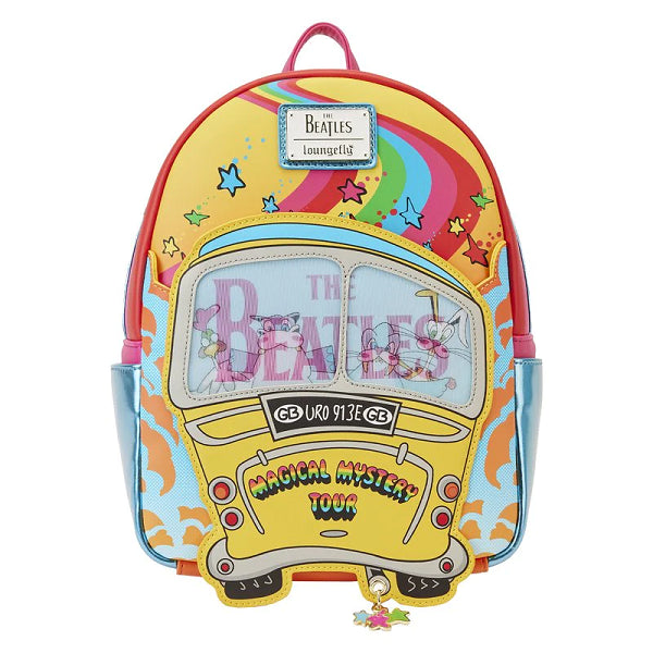 LOUNGEFLY BEATLES MAGIC MYSTERY TOUR BUS BACKPACK