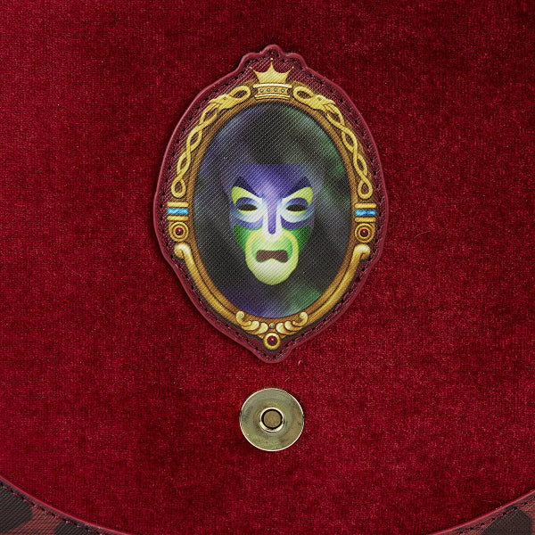 LOUNGEFLY DISNEY SNOW WHITE EVIL QUEEN THRONE CROSSBODY BAG