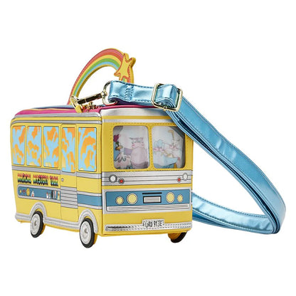 LOUNGEFLY BEATLES MAGICAL MYSTERY TOUR BUS CROSSBODY BAG