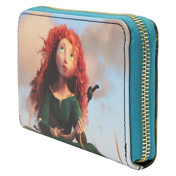 LOUNGEFLY DISNEY BRAVE MERIDA PRINCESS SCENE WALLET