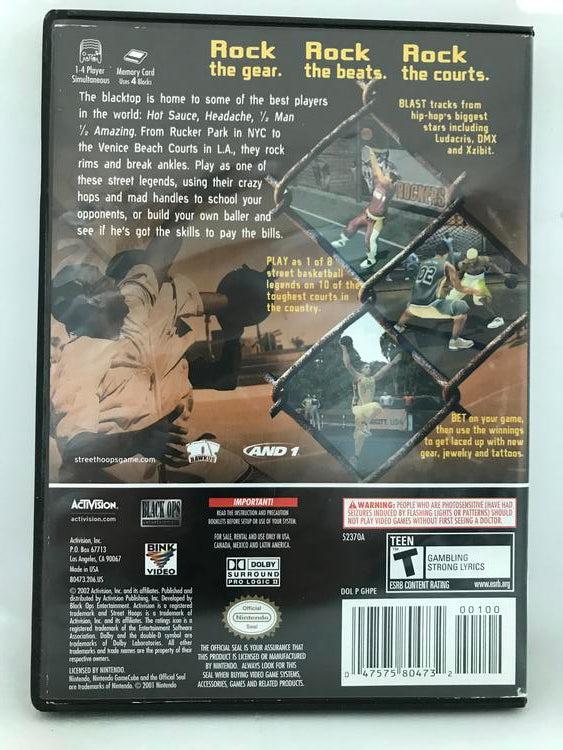 STREET HOOPS (WITH BOX)