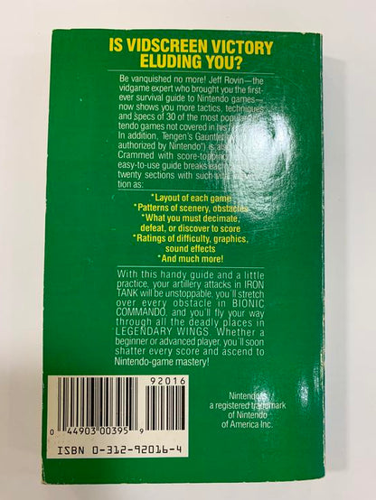 HINT BOOK HOW TO WIN AT NINTENDO GAMES 2