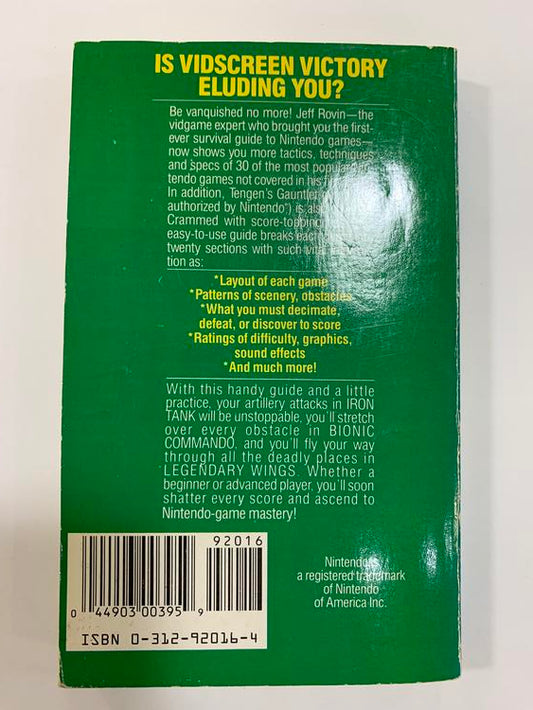 HINT BOOK HOW TO WIN AT NINTENDO GAMES 2 (usagé)