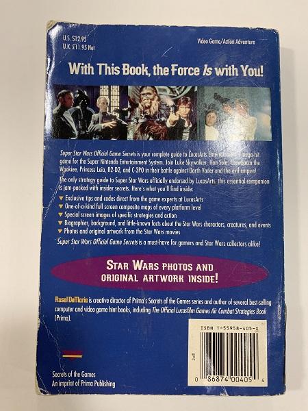 HINT BOOK SUPER STAR WARS OFFICIAL GAME SECRETS (usagé)