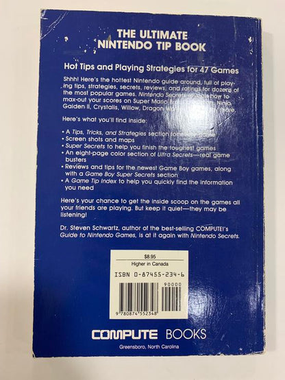 HINT BOOK COMPUTE'S NINTENDO SECRETS