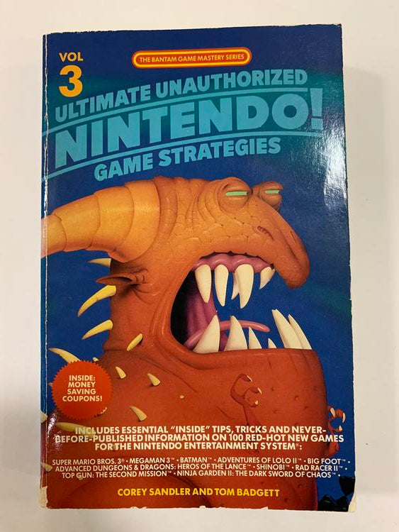 HINT BOOK ULTIMATE UNAUTHORIZED NINTENDO GAME STRATEGIES 3 (usagé)