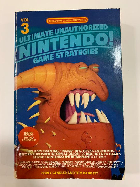 HINT BOOK ULTIMATE UNAUTHORIZED NINTENDO GAME STRATEGIES 3 (usagé)