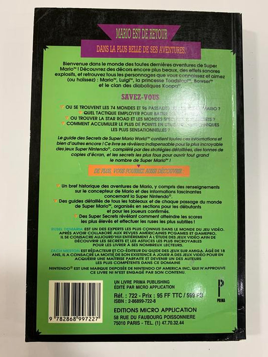 HINT BOOK LES SECRETS DE SUPER MARIO WORLD