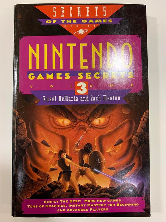 HINT BOOK NINTENDO GAMES SECRETS 3