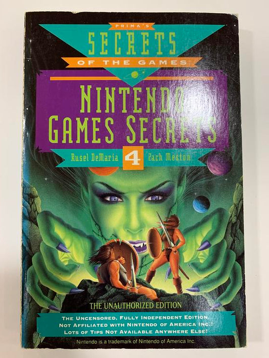 HINT BOOK NINTENDO GAMES SECRETS 4