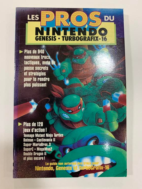 HINT BOOK LES PROS DU NINTENDO GENESIS TURBOGRAFIX-16