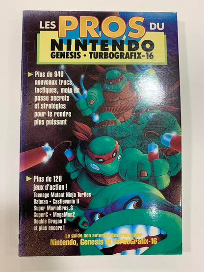 HINT BOOK LES PROS DU NINTENDO GENESIS TURBOGRAFIX-16 (usagé)