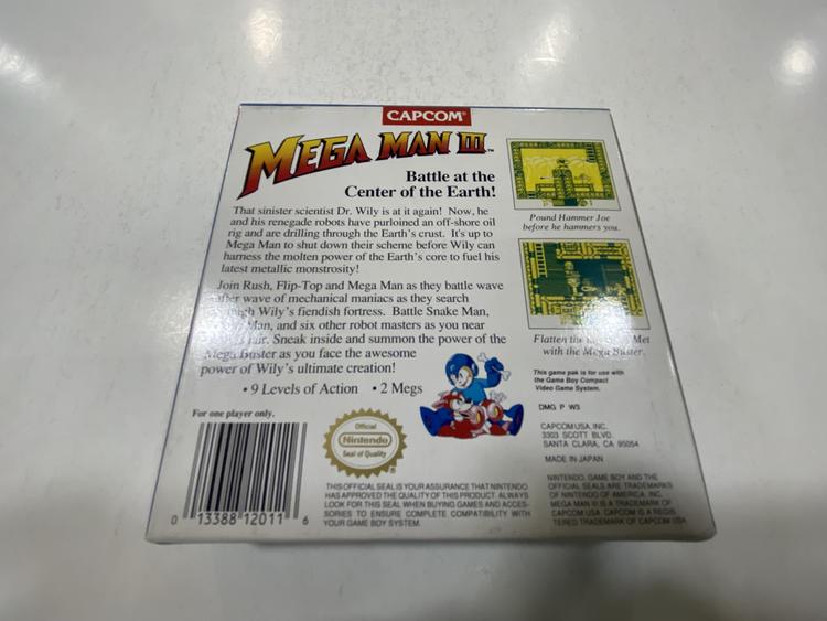 MEGA MAN III (COMPLETE IN BOX) (usagé)