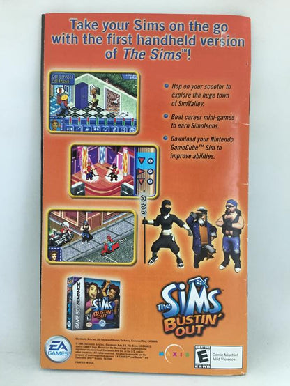 THE SIMS BUSTIN' OUT (COMPLETE IN BOX)