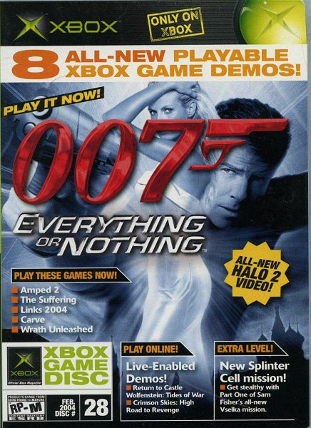 OFFICIAL XBOX MAGAZINE DEMO DISC 28 (WITH BOX)