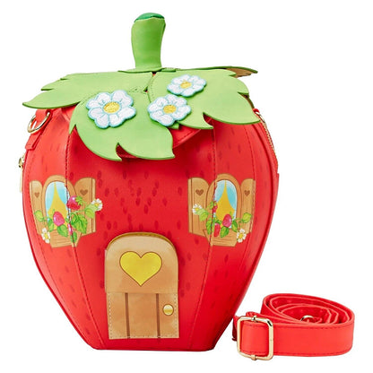 LOUNGEFLY STRAWBERRY SHORTCAKE HOUSE CROSSBODY BAG