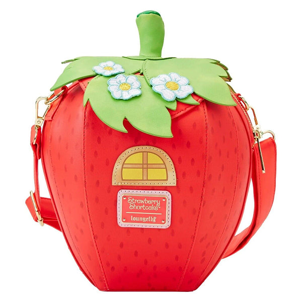 LOUNGEFLY STRAWBERRY SHORTCAKE HOUSE CROSSBODY BAG
