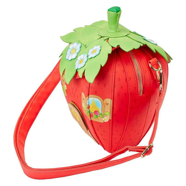 LOUNGEFLY STRAWBERRY SHORTCAKE HOUSE CROSSBODY BAG (usagé)