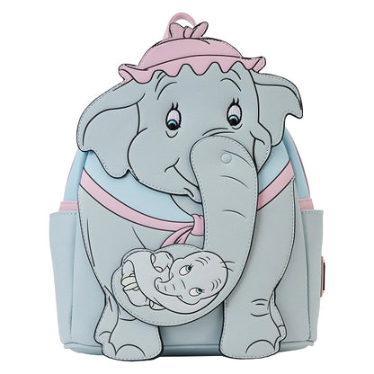 LOUNGEFLY DISNEY DUMBO MRS JUMBO CRADDLE TRUNK BACKPACK (usagé)
