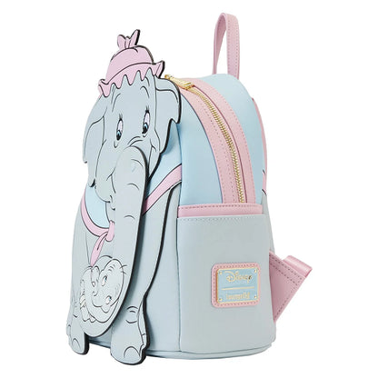 LOUNGEFLY DISNEY DUMBO MRS JUMBO CRADDLE TRUNK BACKPACK (usagé)