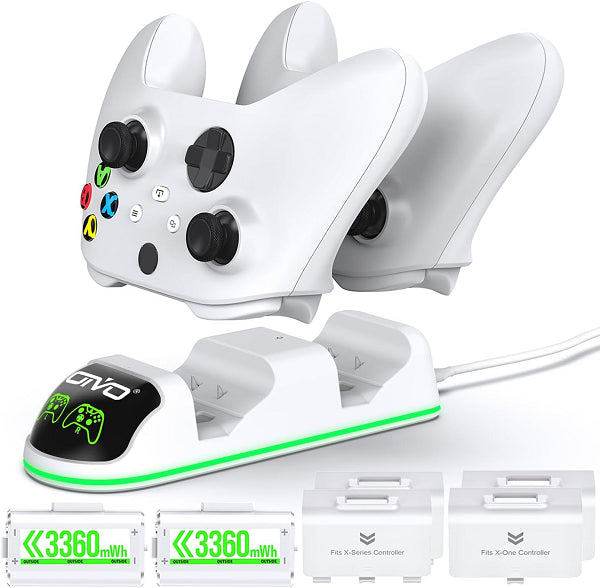 CHARGE DOCK STATION WITH BATTERY PACK WHITE (XBOX SERIES / XBOX ONE)