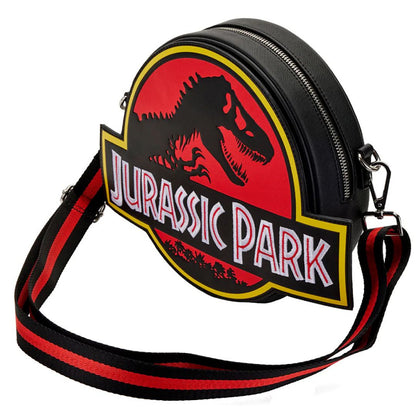 LOUNGEFLY UNIVERSAL JURASSIC PARK LOGO CROSSBODY BAG