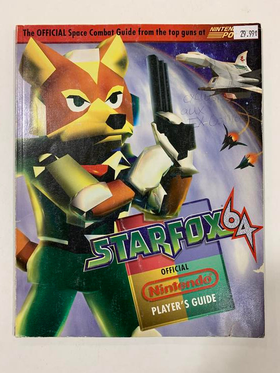 HINT BOOK STAR FOX 64 OFFICIAL NINTENDO PLAYER'S GUIDE