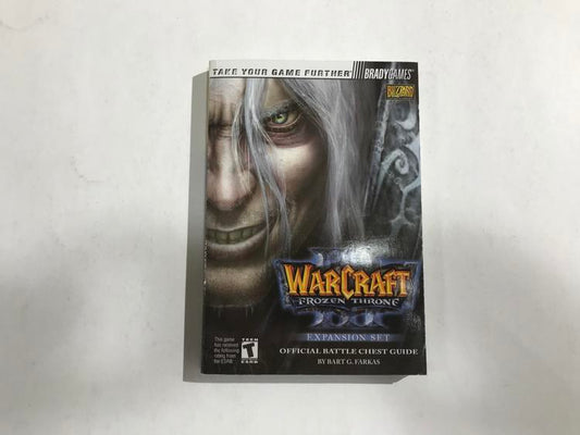 HINT BOOK WARCRAFT III THE FROZEN THRONE EXPANSION SET OFFICIAL BATTLE CHEST GUIDE (usagé)