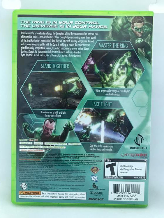 GREEN LANTERN RISE OF THE MANHUNTERS (COMPLETE IN BOX) (usagé)