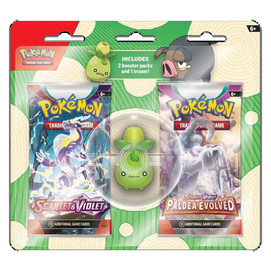 SCARLET & VIOLET ERASER BOOSTER 2PACK (POKEMON)
