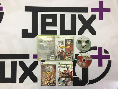 GUITAR HERO II & GUITAR HERO AEROSMITH DUAL PACK (COMPLETE IN BOX) (usagé)