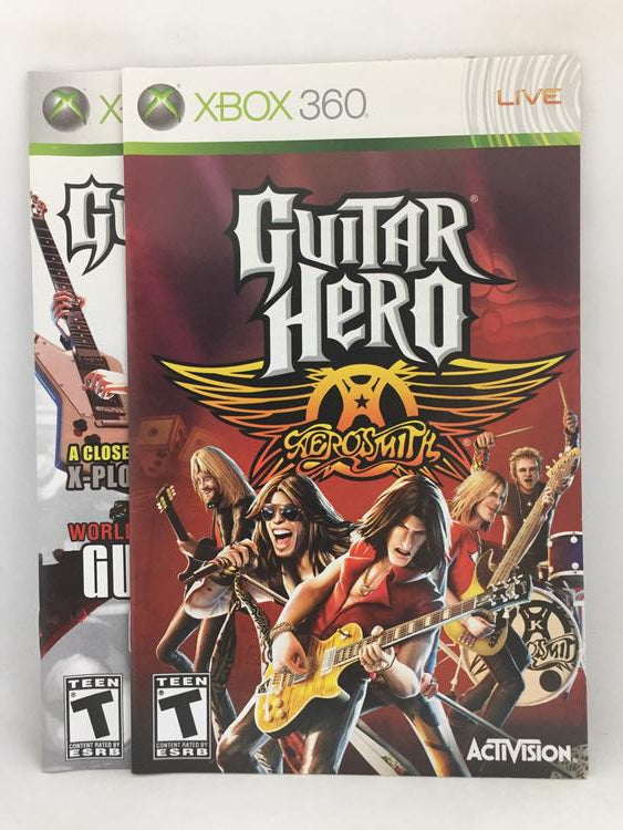 GUITAR HERO II & GUITAR HERO AEROSMITH DUAL PACK (COMPLETE IN BOX) (usagé)